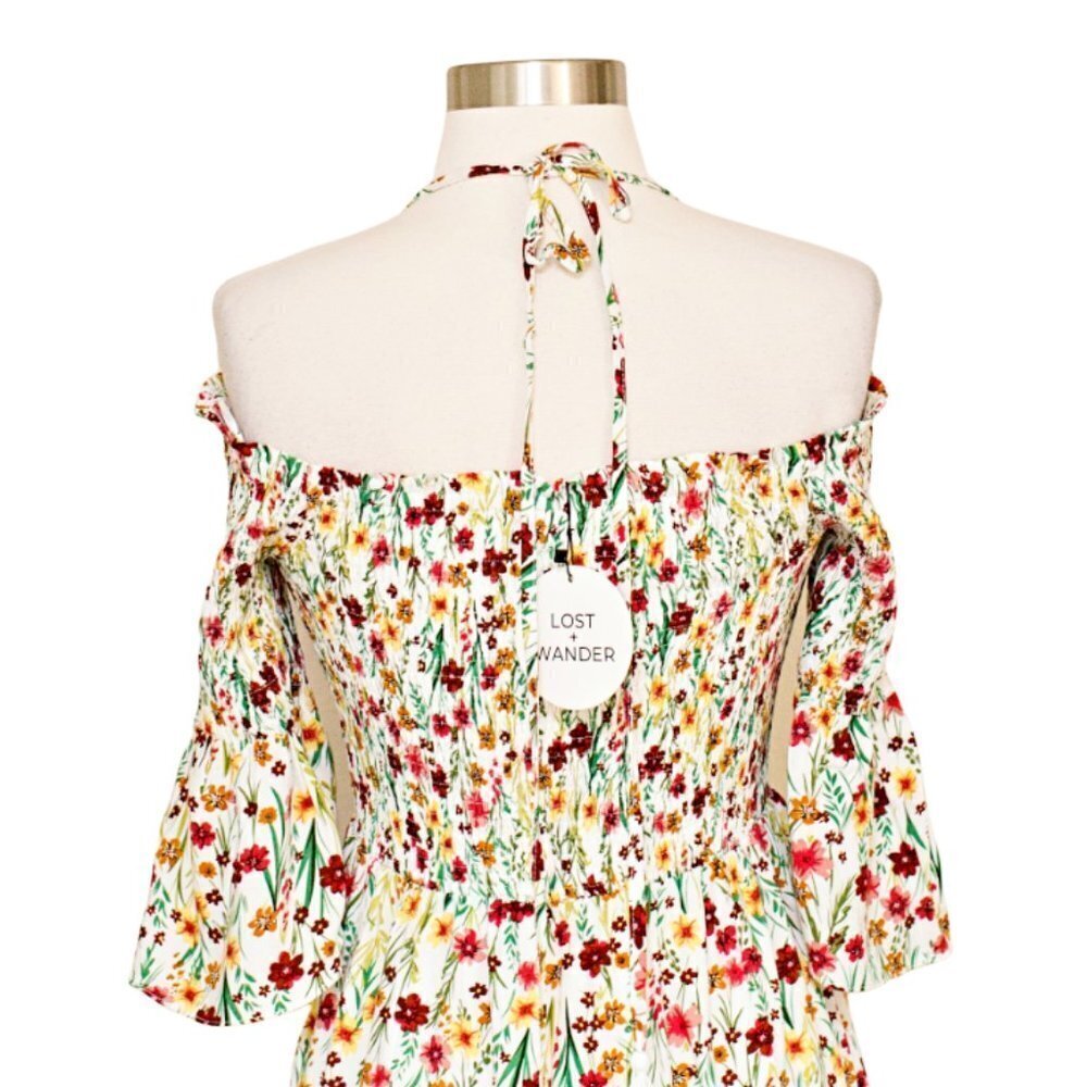 Lost + Wander Floral Maxi Renee Dress S - Picture 5 of 7